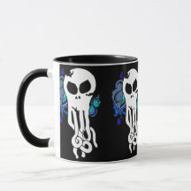 Octo skull blue