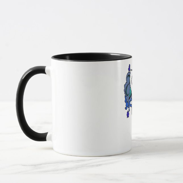 Taza Octo skull blue (Izquierda)