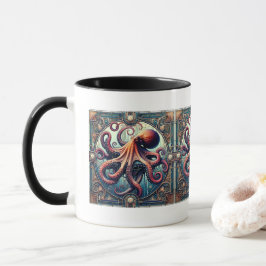 Taza Octopus Art Deco