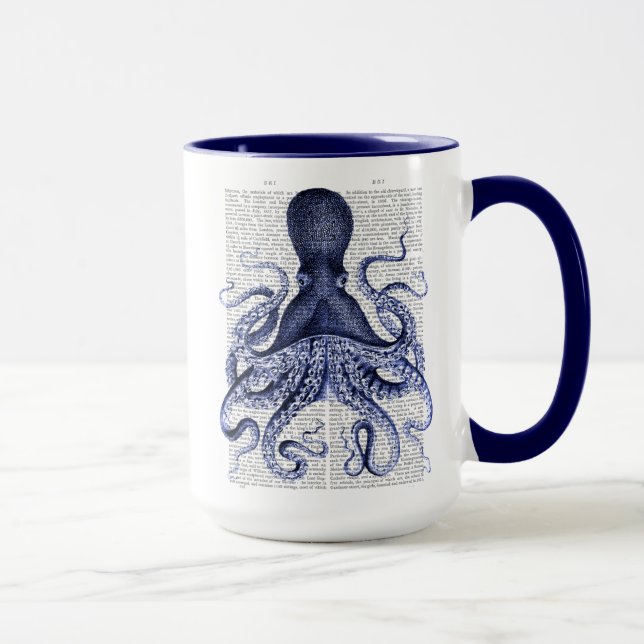 Taza Octopus azul (Derecha)