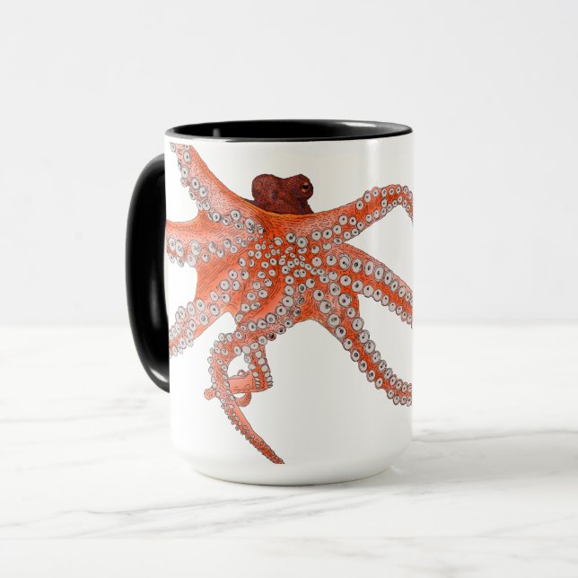 Taza Octopus Hugs (Anverso izquierdo)