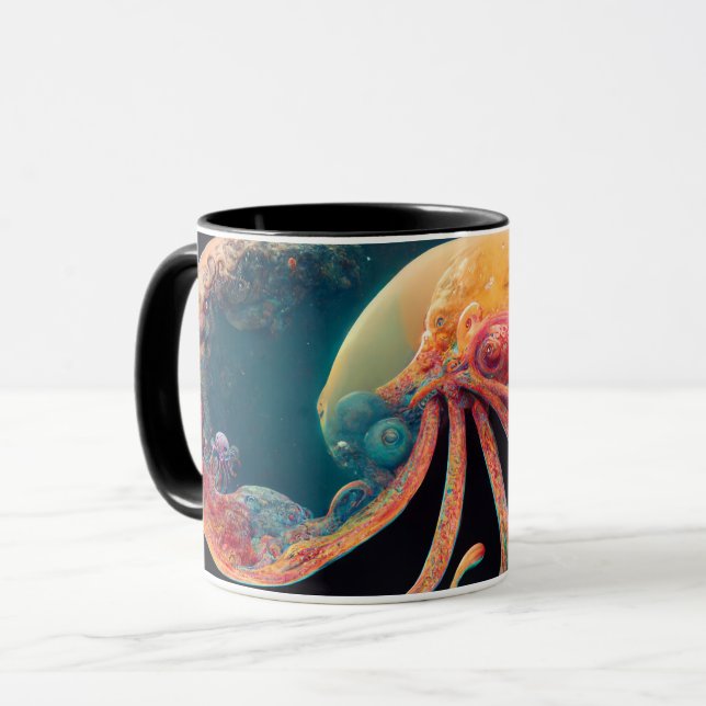 Taza Octopus in space and time (Anverso izquierdo)