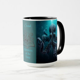 Taza Octopus Tentacle Paranormal Monstruo Romance Nombr