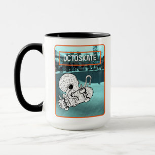 Taza Octoskate Skateboarding Octopus