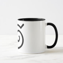 Taza ocultada del pueblo de la hoja