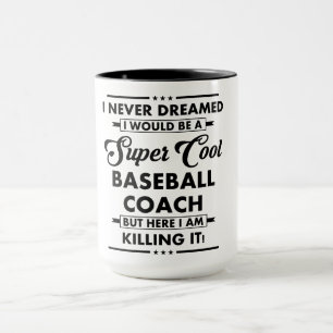 Taza Ocupación divertida/Profesión Entrenador de béisbo