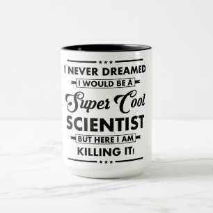 Taza Ocupación/Profesión Divertida Científico Super Gen