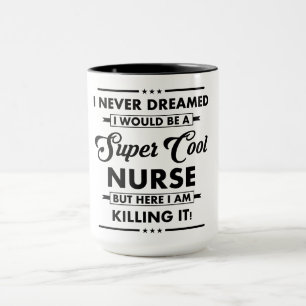 Taza Ocupación/Profesión Divertida Enfermera Super Cool