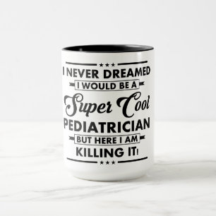 Taza Ocupación/Profesión Divertida Médico Super Genial