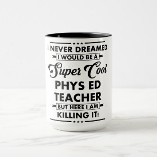 Taza Ocupación/Profesión Divertida Profesor Super Genia