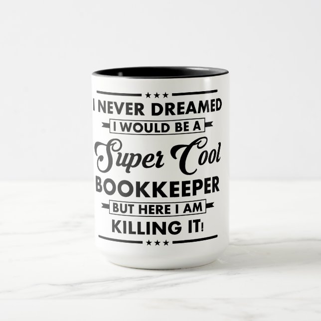Taza Ocupación/Profesión Divertida Super Contador de Li (Centro)