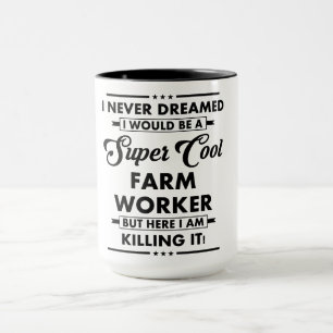 Taza Ocupación/Profesión Divertida Trabajador Agrícola 