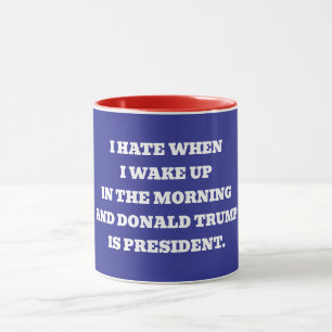 Taza Odio cuando me despierto