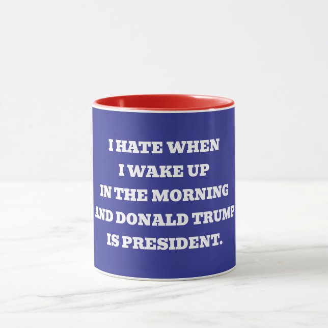Taza Odio cuando me despierto (Centro)