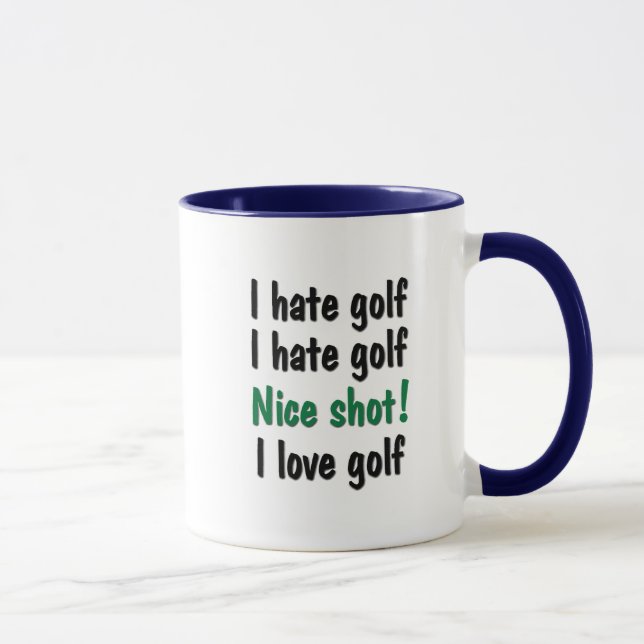 Taza Odio - golf del amor (Derecha)