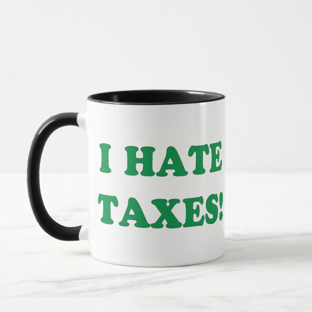 Taza Odio impuestos (Izquierda)