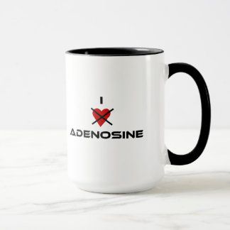 Taza ¡Odio la adenosina - asalte para los amantes nerdy