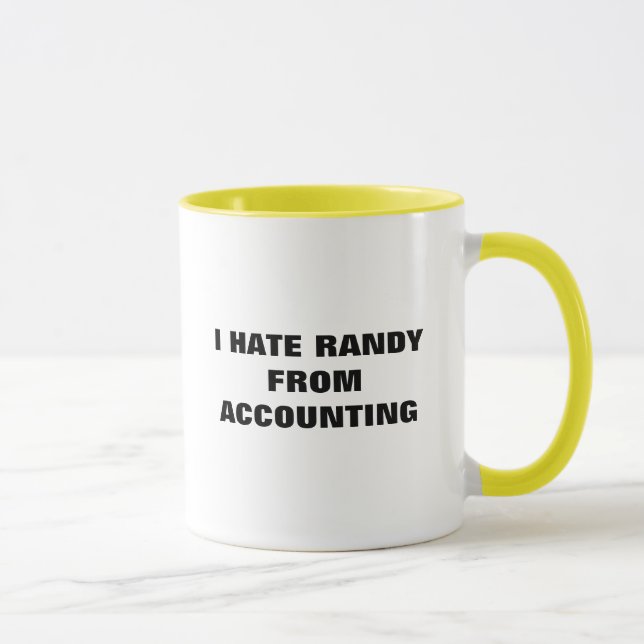 TAZA ODIO RANDY DE LA CONTABILIDAD (Derecha)