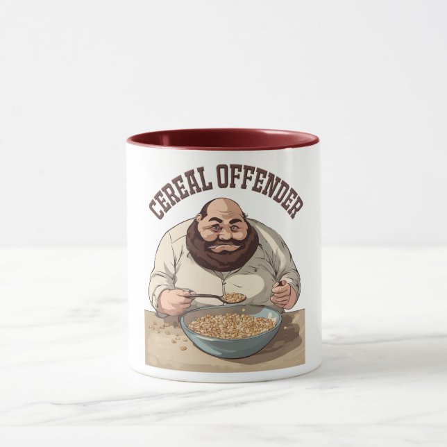 Taza Ofender cereales Coffee Mug (Centro)