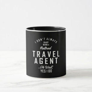 Taza Oferta de cargo de trabajo de agente de viajes