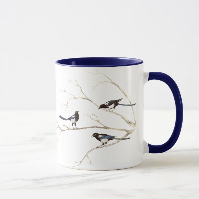 Taza Oferta familiar con familia de aves acuáticas (Derecha)
