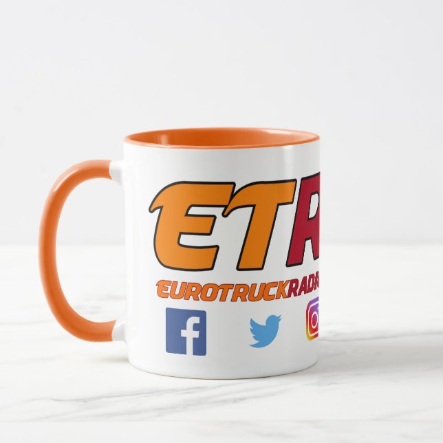 Taza oficial de EuroTruckRadio (Izquierda)