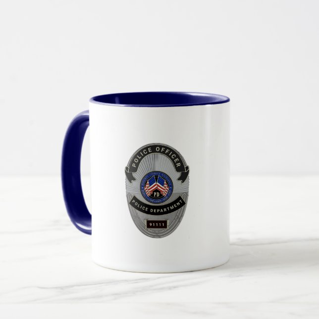 Taza Oficial de policía (Anverso izquierdo)