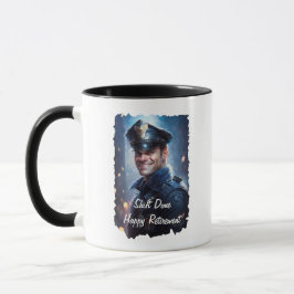Taza Oficial de policía encargado de hacer cumplir la l