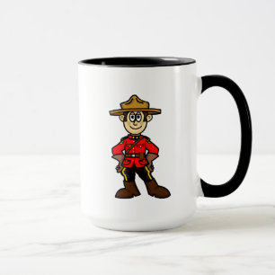 Taza Oficial de policía montado en Canadá