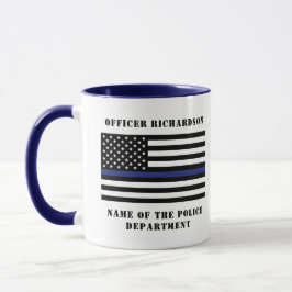 Taza Oficial de policía personalizado policía de la Lín