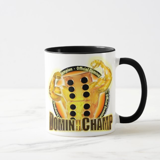 Taza oficial del campeón del dominó (Derecha)