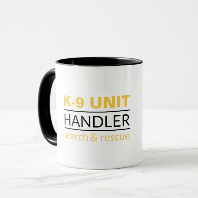 Taza Oficial K9 (Anverso izquierdo)