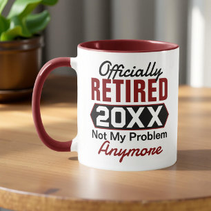 Taza Oficialmente Retirado Ya No Es Mi Problema