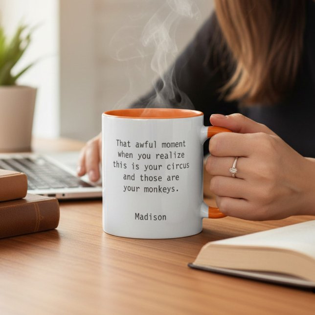 Taza Oficina de notas personalizadas de Funny Boss Mana (Subido por el creador)