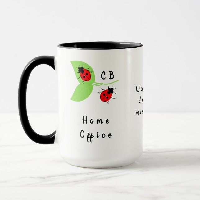 Taza Oficina doméstica café mate (Izquierda)