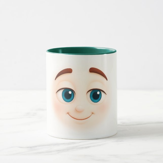 Taza oft crush smile – sweet blue eyed emoji (Centro)