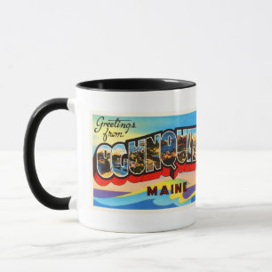 Taza Ogunquit Maine YO recuerdo viejo del viaje del