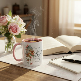 Taza Oh, canta al Señor una nueva canción. Aves y casa