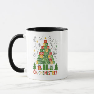 Taza Oh Chemistree Navidad – Divertida Química Navideña