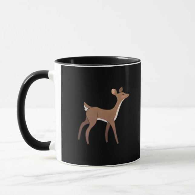 Taza Oh Deer Me Whimsical Creative Design (Izquierda)