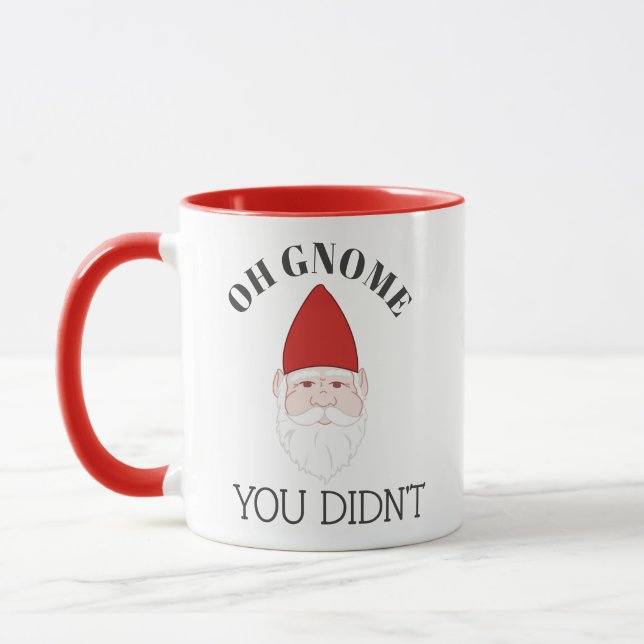 Taza Oh Gnome No Jardín Gnome (Izquierda)