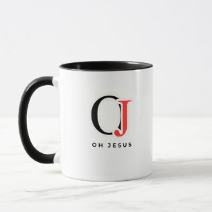 Taza Oh Juses Typography Art