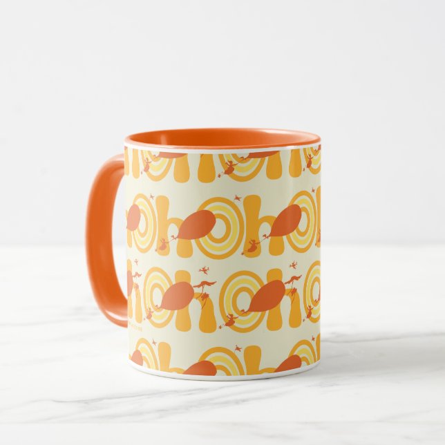 Taza Oh, los lugares a los que irás | Patrón de texto n (Anverso izquierdo)