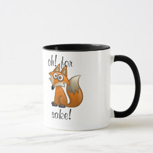 Taza oh para el motivo del "zorro "
