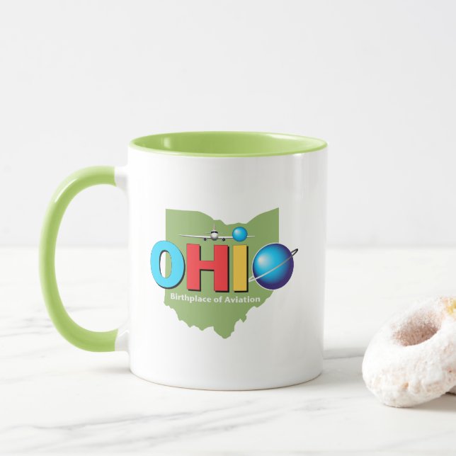 Taza Ohio Estados Unidos de América (Con donut)