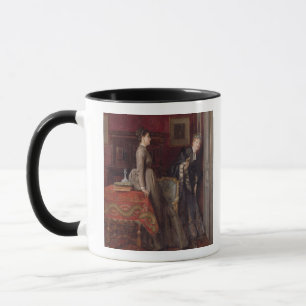 Taza Oído por casualidad (aceite en el panel)