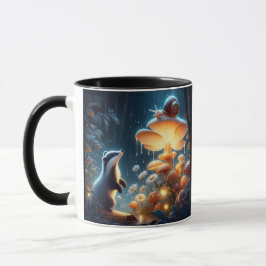 Taza Ojalá vivieras al lado del Museo Badger Snail