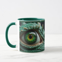 Taza Ojo de un arte de fantasía dragón