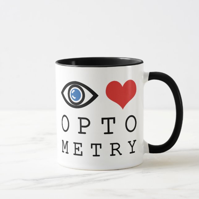 Taza Ojos Aman Optometría (Derecha)