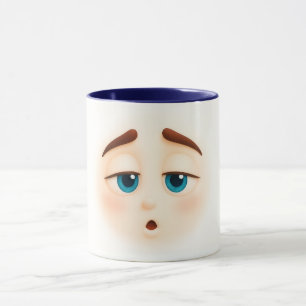 Taza Ojos azules somnolientos – gran estado de ánimo ap